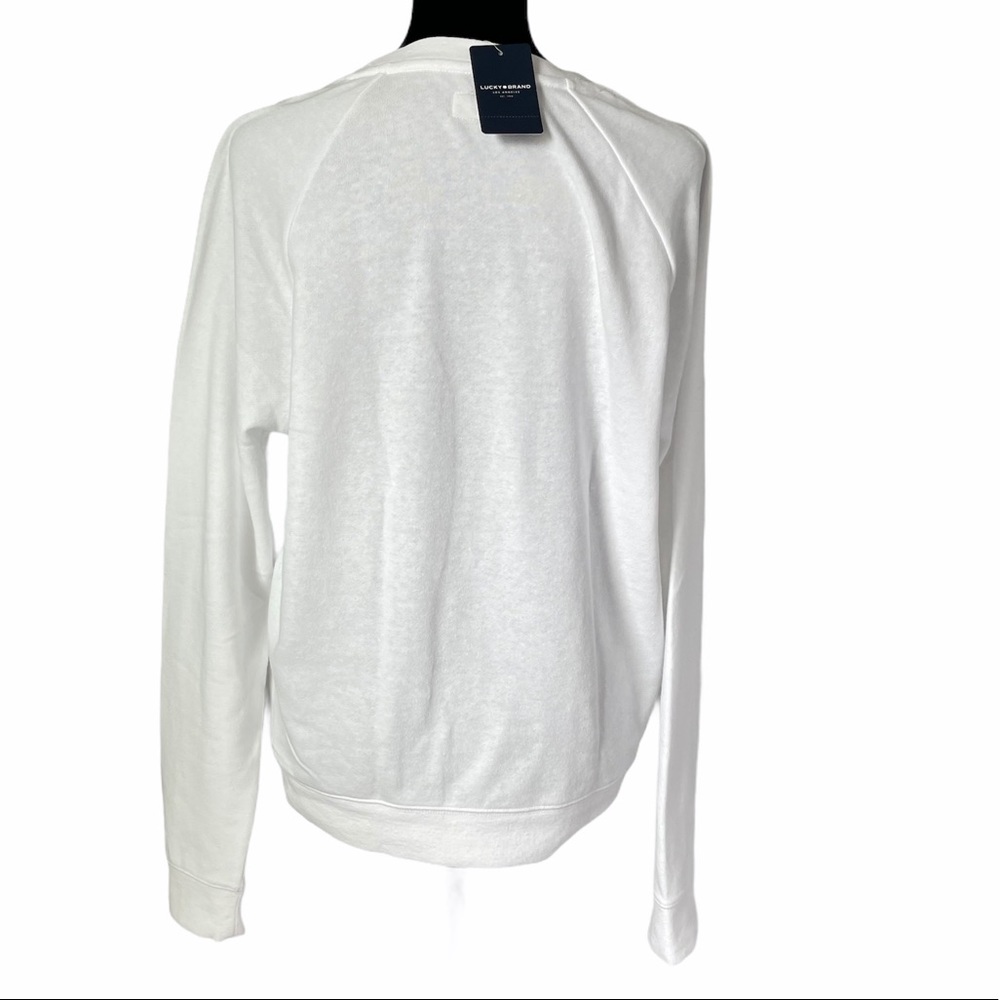 Lucky Brand American Flag Pull Over Top - Picture 3 of 4